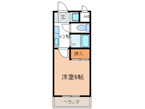 メイワマンションの物件間取画像